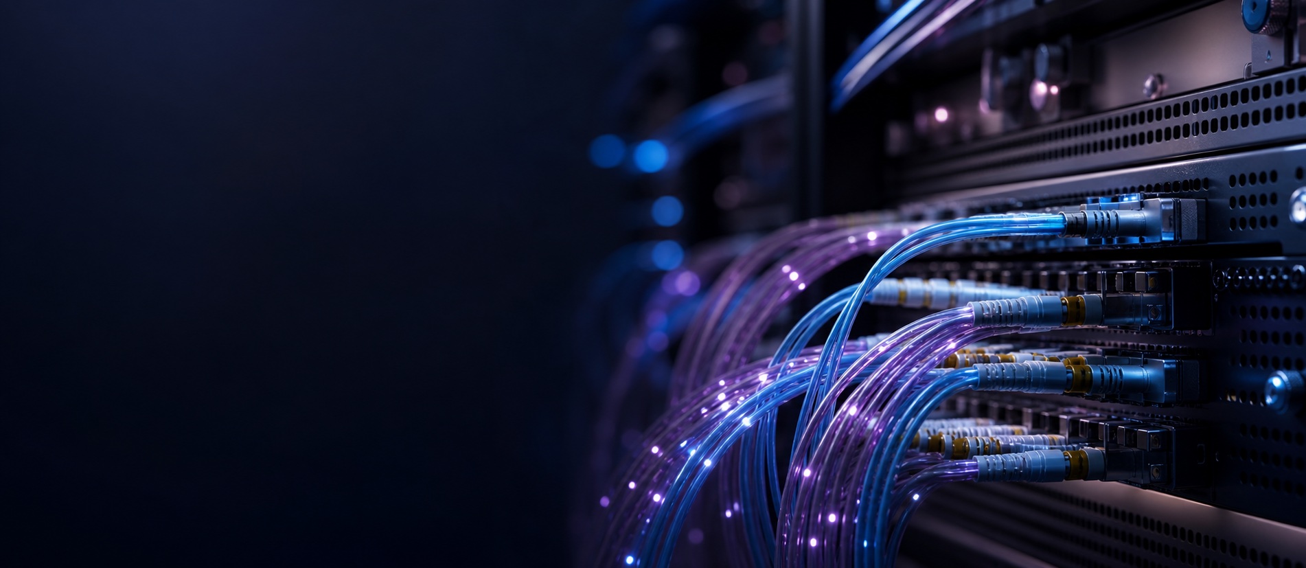 Optical connections inside digital infrastructure